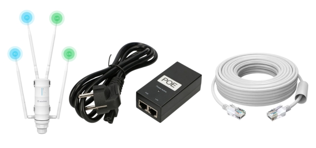 What You Get in Wavlink Outdoor Extender Box