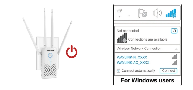 Manual Method to Connect Wavlink Extender & Router