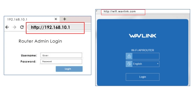 access-using-192.168.10.1