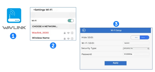 Wavlink Mesh Setup via App